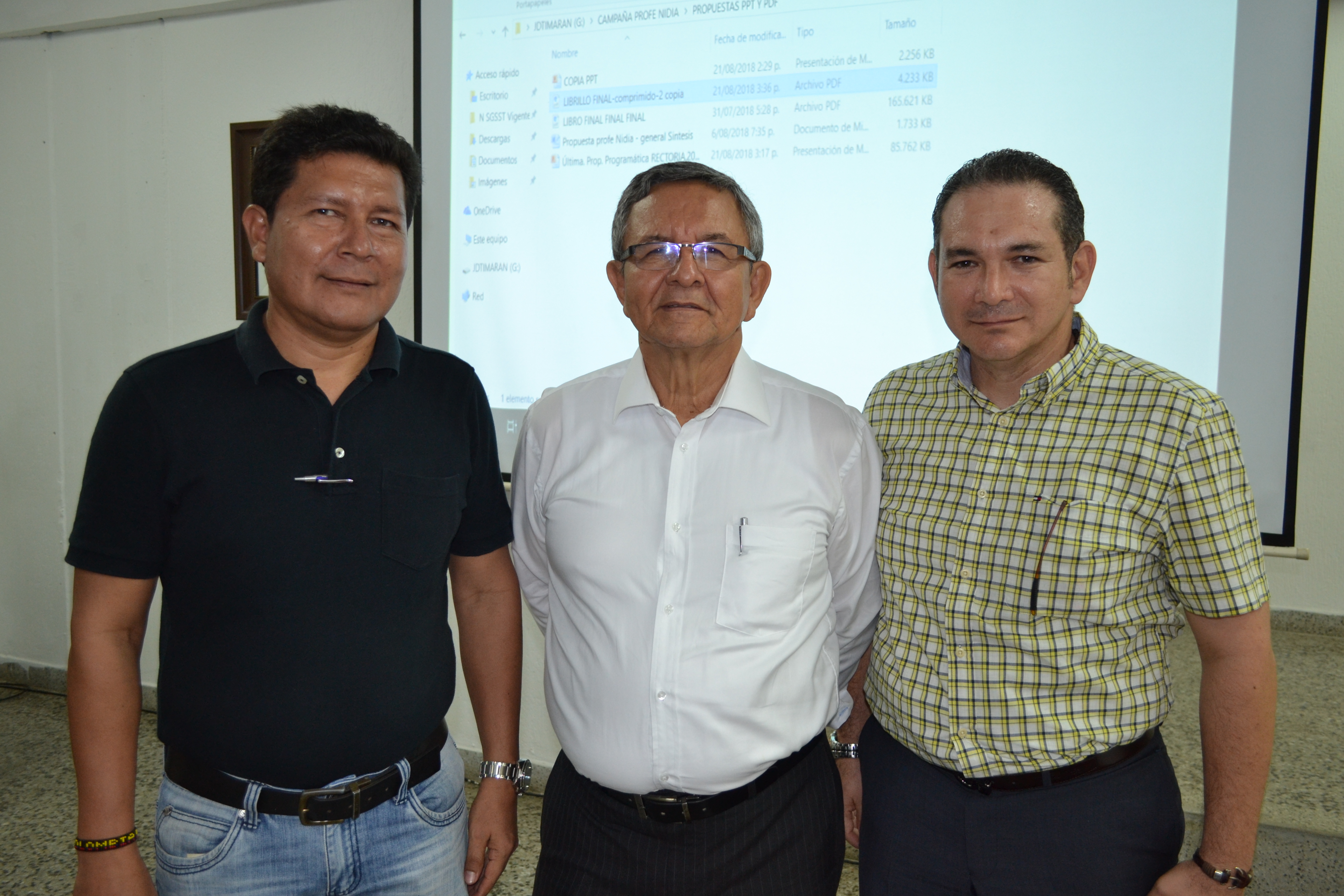 Over Alejandro Ortiz, Alfonso Albarracín y Hugo Cabrera.